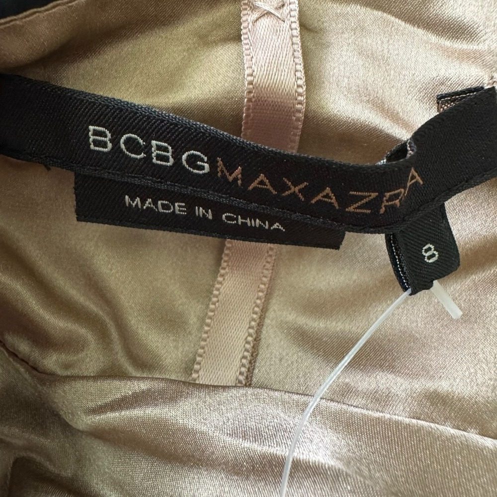 BCBGMaxAzria Black Halter Asymmetrical Maxi Dress - Picture 6 of 7
